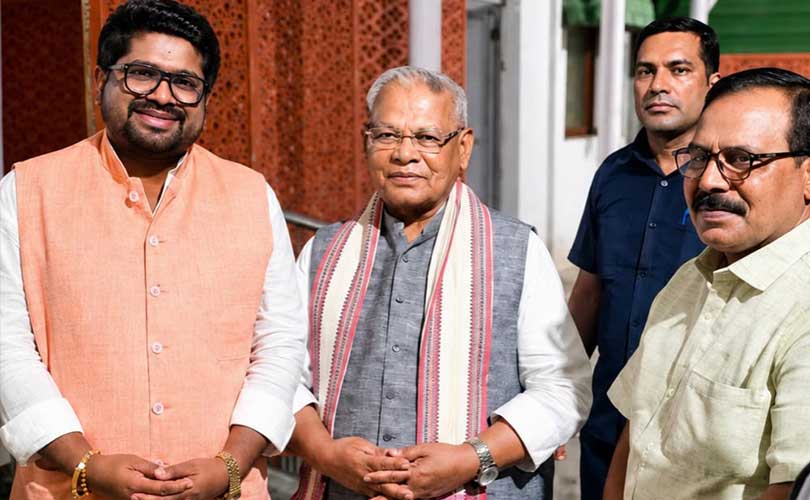 കേന്ദ്ര എംഎസ്എംഇ മന്ത്രി ജിതന്‍ റാം മാഞ്ചിയെ സന്ദര്‍ശിച്ച് ഡോ. ഭാര്‍ഗവ് മല്ലപ്പ