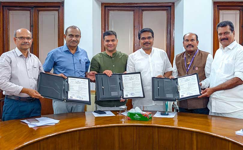പുതുവൈപ്പിൽ 41.07 കോടിയുടെ തീരസംരക്ഷണ പദ്ധതി ധാരണാപത്രത്തിൽ ഒപ്പുവെച്ചു