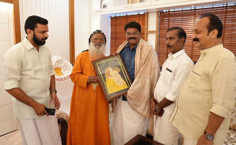 ചീഫ് വിപ്പ് മലങ്കരസഭാ ആസ്ഥാനത്ത് പരിശുദ്ധ കാതോലിക്കാ ബാവായുമായി കൂടിക്കാഴ്ച്ച നടത്തി


