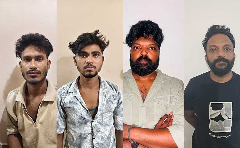ഓപ്പറേഷൻ തൂഫാൻ നാർക്കോ ഹണ്ടിന്റെ ഭാഗമായി  കൊച്ചി സിറ്റിയിൽ വൻ രാസ ലഹരി  DANSAF പിടികൂടി .