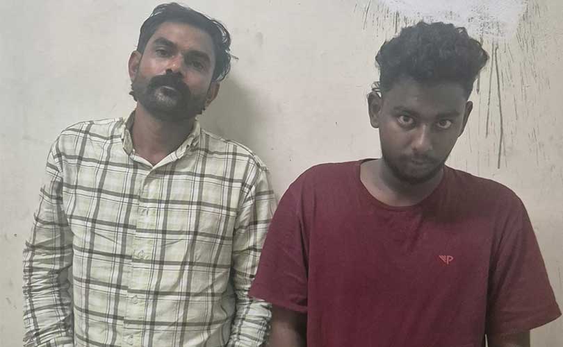 വിൽപ്പനയ്ക്കായി സൂക്ഷിച്ചിരുന്ന 05.34 ഗ്രാം MDMA യുമായി രണ്ട് യുവാക്കൾ പിടിയിലായി.