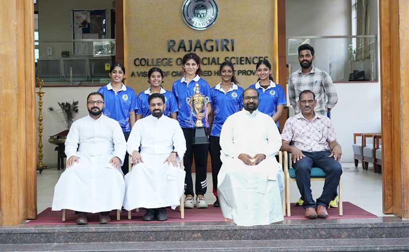 എംജി സർവകലാശാല വനിതാ ബാഡ്മിന്റൺ ചാമ്പ്യൻഷിപ്പിൽ രാജഗിരി കോളേജ് ഓഫ് സോഷ്യൽ സയൻസസ് കളമശ്ശേരിക്ക് കിരീടം