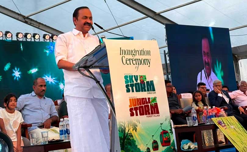 സില്‍വര്‍ സ്റ്റോം പാര്‍ക്കില്‍ സ്‌കൈ സ്റ്റോം  മുഖ്യമന്ത്രി ഉദ്ഘാടനം ചെയ്തു