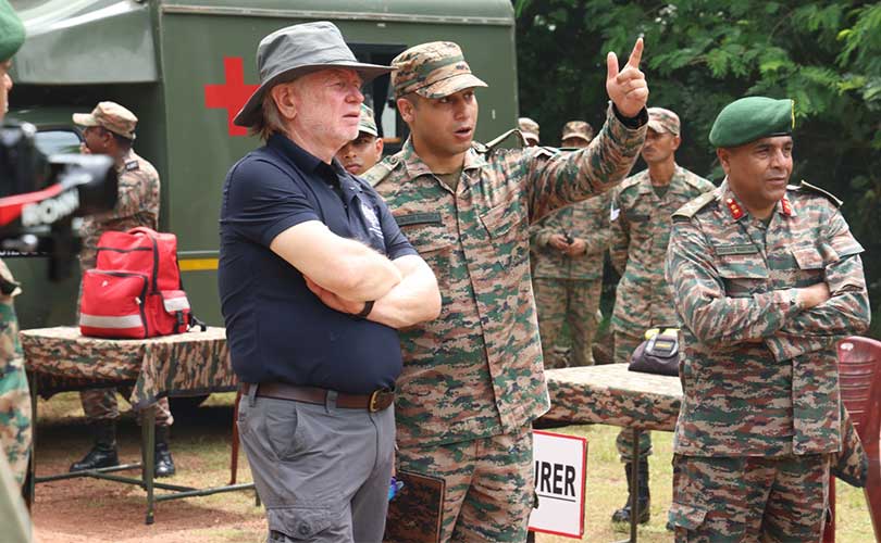 സംയുക്ത സൈനിക അഭ്യാസം  ഓസ്ട്രഹിന്ദ് വീക്ഷിക്കാൻ ഓസ്‌ട്രേലിയൻ ഹൈക്കമ്മീഷണർ തലസ്ഥാനത്ത് 