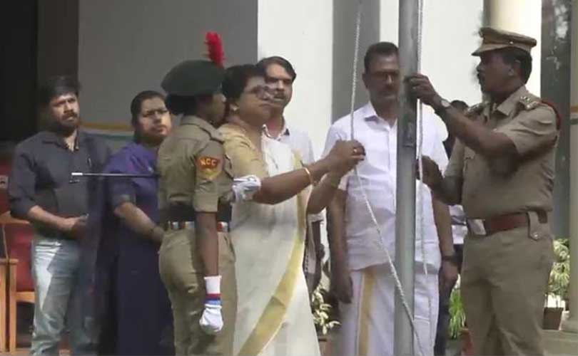 സംസ്കൃത സർവ്വകലാശാലയിൽ സ്വാതന്ത്ര്യദിനം ആചരിച്ചു
