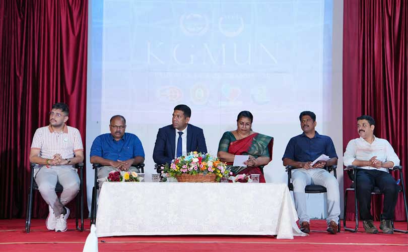 കിഡ് ഗ്ലോവ് മോഡല്‍ യുണൈറ്റഡ് നേഷന്‍സ് (KGMUN 2026) ഉദ്ഘാടനം ചെയ്തു