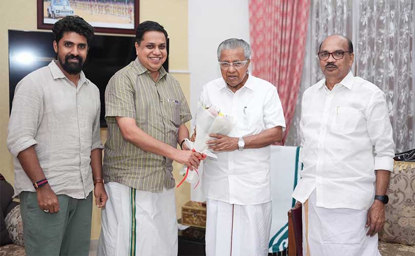 സ്പീക്കർ മുഖ്യമന്ത്രിയെ സന്ദർശിച്ചു 