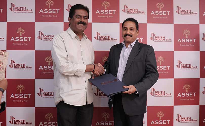 സൗത്ത് ഇന്ത്യൻ ബാങ്ക്  അസറ്റ് ഹോംസ് ധാരണ ഭവനവായ്പകൾ സുഗമമാകും