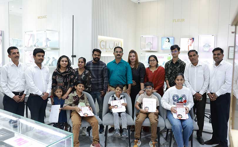 നേച്ചര്‍ ആന്‍ഡ് ഡ്രീംസ് ചിത്രരചനാ മത്സരം വിജയികളെ പ്രഖ്യാപിച്ച് ഗ്ലോ ബൈ കീര്‍ത്തിലാല്‍സ് പുതിയ ഡയമണ്ട് നെക്ലേസ് ശേഖരവും വിപണിയില്‍