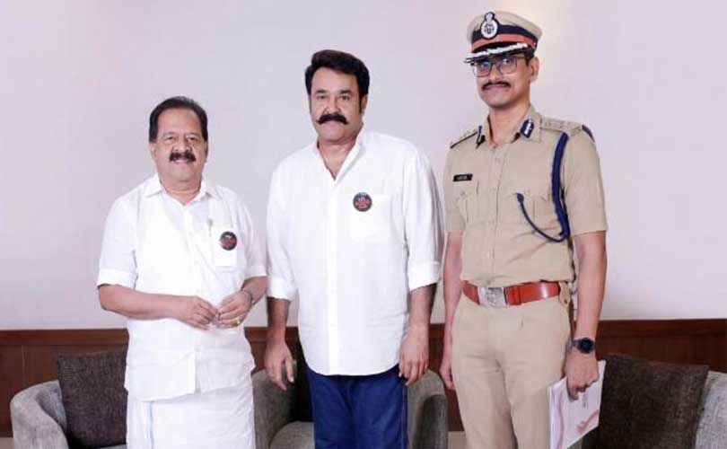 മോഹൻലാൽ ഇനി തൂഫാൻ വാറിയർ ലഹരിക്കെതിരായ പോരാട്ടത്തിന് കേരള പോലീസുമായി കൈകോർത്തു.