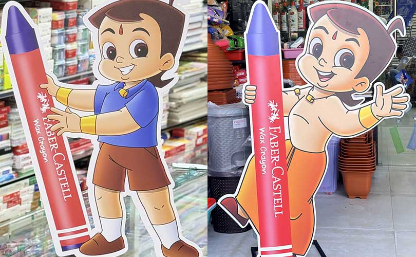 ചോട്ടാ ഭീം ലൈസൻസിംഗ് ഗ്രീൻ ഗോൾഡ് ആനിമേഷൻ ഫാബർ  കാസ്റ്റൽ ഇന്ത്യ പങ്കാളിത്തം 