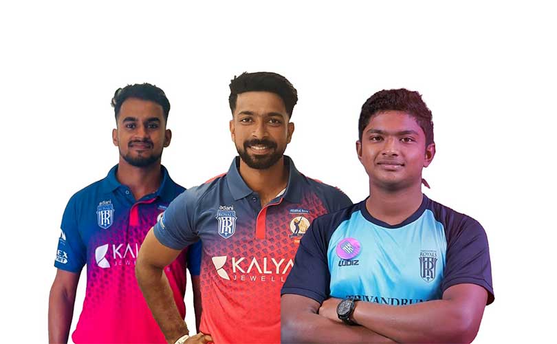 കെസിഎല്‍ സീസണ്‍ 2 മൂന്ന് താരങ്ങളെ നിലനിര്‍ത്തി അദാനി ട്രിവാന്‍ഡ്രം റോയല്‍സ്