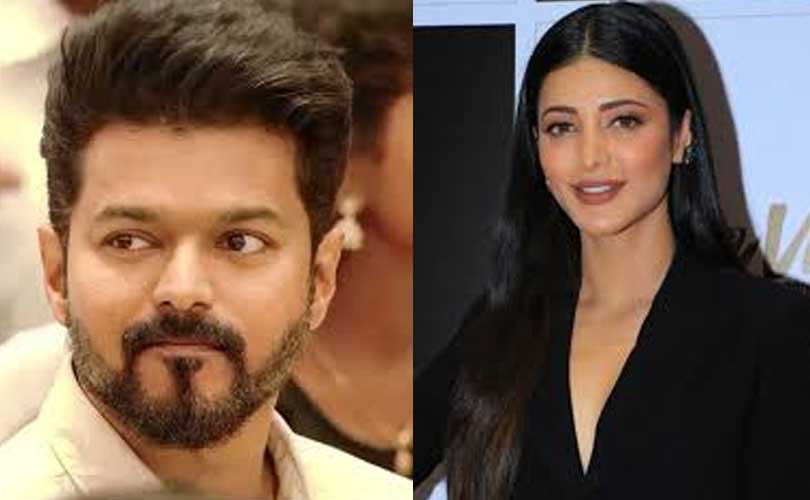 വീണ്ടും വിജയ്ക്കൊപ്പം ശ്രുതി ഹാസൻ...