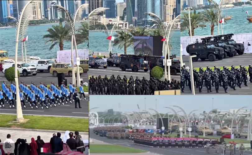 ഐക്യത്തിന്റെയും ശക്തിയുടെയും ദൃശ്യവിസ്മയമായി ഖത്തർ ദേശീയ ദിന പരേഡ്