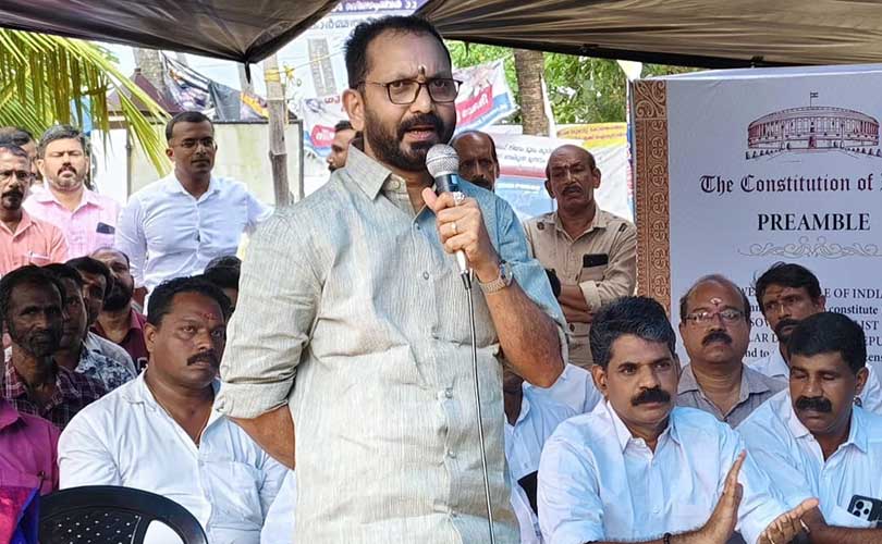 മുനമ്പത്തു നിന്നും ഒരാളെ പോലും കുടിയിറക്കാൻ അനുവദിക്കില്ല - കെ.സുരേന്ദ്രൻ