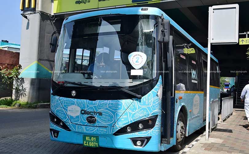കൊച്ചി മെട്രോ ഇലക്ട്രിക് ഫീഡര്‍ ബസ് കടവന്ത്ര-പനമ്പിള്ളി നഗര്‍ സര്‍ക്കുലര്‍ സര്‍വ്വീസ് ബുധനാഴ്ച മുതൽ