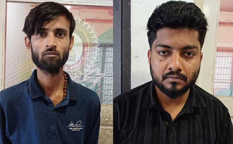 വെർച്വൽ അസ്റ്റിലൂടെ വ്യാപാരിയിൽ നിന്ന് 61  ലക്ഷം തട്ടിയ രണ്ട് പേർ പിടിയിൽ
