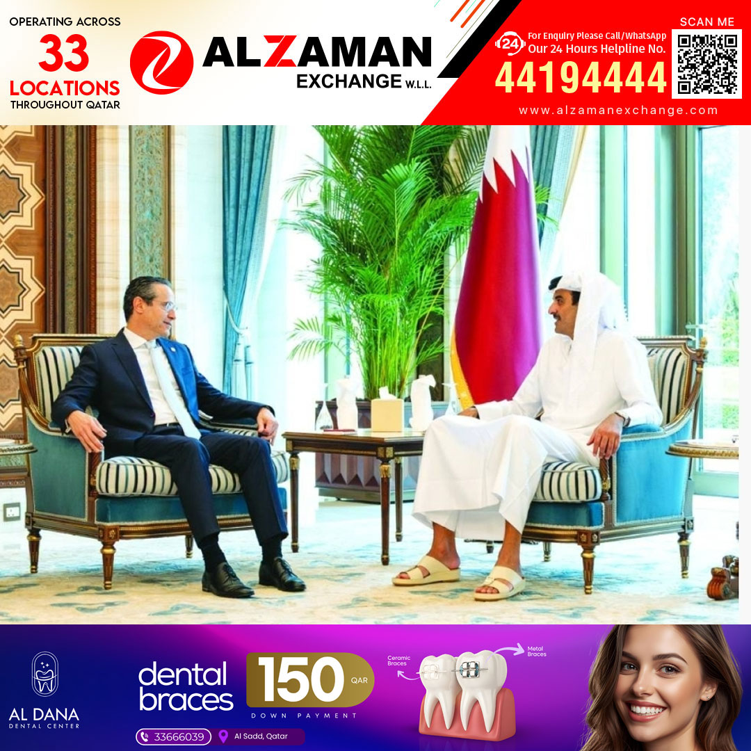 ഊർജ്ജ മേഖലയിൽ സഹകരണം ശക്തമാക്കാൻ ഖത്തർ; അമീറും ഷെൽ സി.ഇ.ഒ.യും കൂടിക്കാഴ്ച നടത്തി