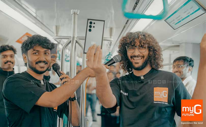ഗ്യാലക്സി എസ്25 സീരീസിനായി രാജ്യത്തെ ആദ്യ മെട്രൊ ട്രെയിന്‍ അണ്‍ബോക്സിംഗ് ഇവന്റ് സംഘടിപ്പിച്ച് സാംസങും മൈജിയും 
