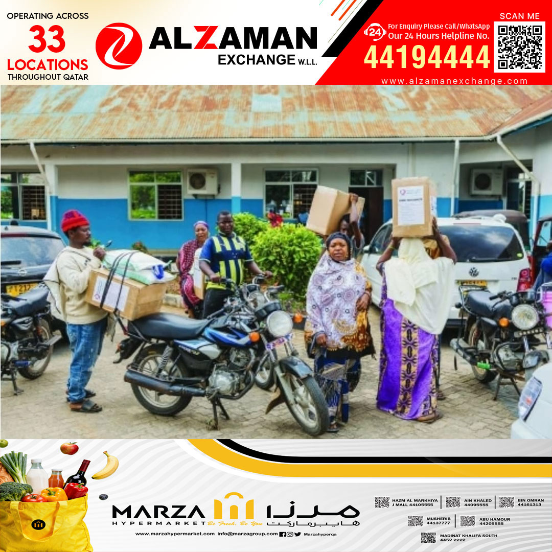 താൻസാനിയയിലെ പാവപ്പെട്ട കുടുംബങ്ങൾക്ക് തണലായി ഖത്തർ ചാരിറ്റി: പ്വാനിയിൽ ഭക്ഷ്യധാന്യക്കിറ്റുകൾ വിതരണം ചെയ്തു