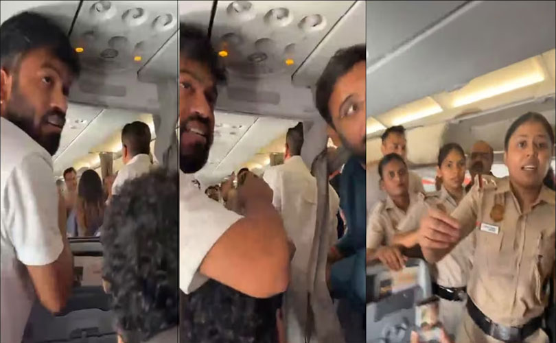 അഭിജിത് ദിപ്കെയെ വിമാനത്തിൽ കയറി കസ്റ്റഡിയിലെടുത്ത് ഡൽഹി പൊലീസ്