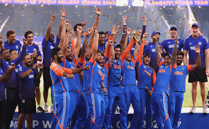 ഏഷ്യാ കപ്പിൽ പാകിസ്ഥാനെ തകർത്ത് ഇന്ത്യ; കപ്പ് ഏറ്റുവാങ്ങിയില്ല 