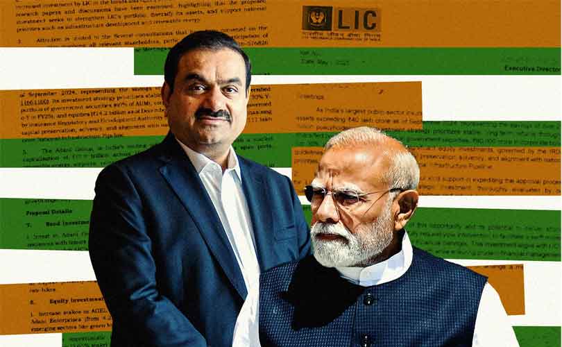 അദാനിക്ക് വേണ്ടി എൽഐസിയെ ഉപയോഗിച്ചതെന്ന് ആരോപണം