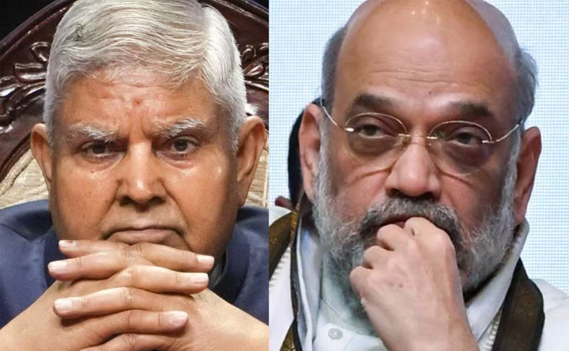  മുൻ ഉപരാഷ്ട്രപതി ജഗ്ദീപ് ധൻകർ വീട്ടുതടങ്കലിലാണെന്ന ആരോപണം തള്ളി അമിത്ഷാ