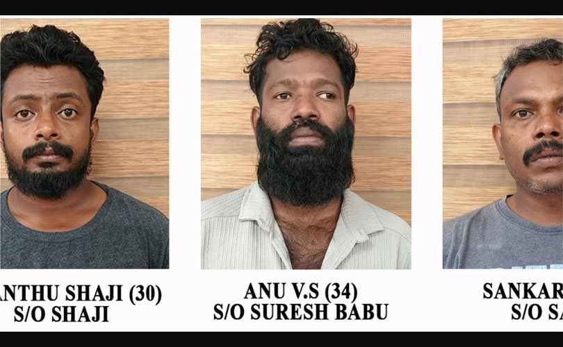 ഭാര്യയെയും കുടുംബാം​ഗങ്ങളെയും ആക്രമിച്ച കേസിൽ മുഖ്യപ്രതി ഉൾപ്പെടെ മൂന്നുപേർ അറസ്റ്റിൽ 