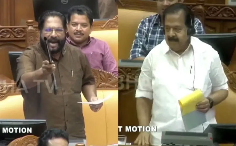 നിയമസഭയിൽ ലാത്തിക്കഷണം ഉയർത്തി പ്രതിപക്ഷം; പോലീസ് അതിക്രമത്തിൽ വൻ പ്രതിഷേധം; സഭയിൽ വാഗ്വാദം