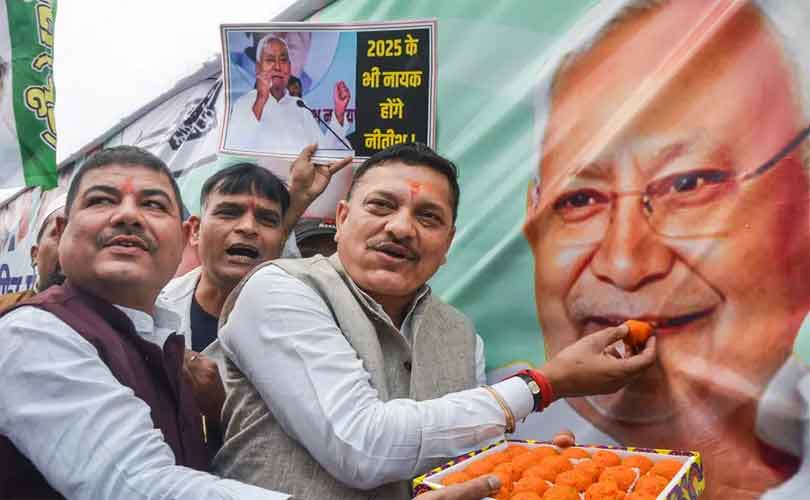 ബീഹാറിൽ എൻഡിഎ തരം​ഗം