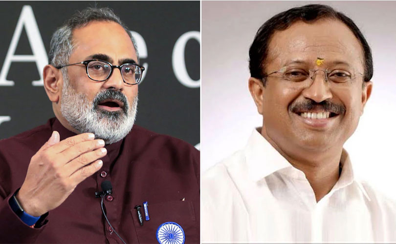 മാസപ്പടി കേസ്: ഡയറി പേജ് പുറത്തുവിട്ടതോടെ ബി.ജെ.പിയിൽ പൊട്ടിത്തെറി; രാജീവ് ചന്ദ്രശേഖർ–മുരളീധരൻ പോര് രൂക്ഷമാകും 