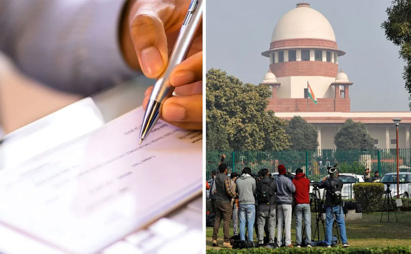 ചെക്ക് മടങ്ങിയ കേസ്: ആദായനികുതി  നിയമത്തിലെ വ്യവസ്ഥ ബാധകമാവുമോ? സുപ്രീം കോടതിയിൽ ഹർജി