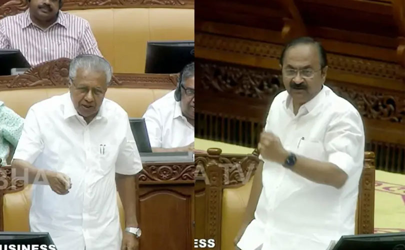 അതൊക്കെ വല്ലാത്തൊരു പൂതിയാണ്; നിയമസഭയിൽ സതീശൻ–പിണറായി ഏറ്റുമുട്ടൽ