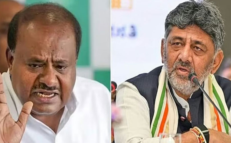 ബിഡദി ടൗൺഷിപ്പ് പദ്ധതിയിൽ ഡി കെ -കുമാരസ്വാമി പോരാട്ടം