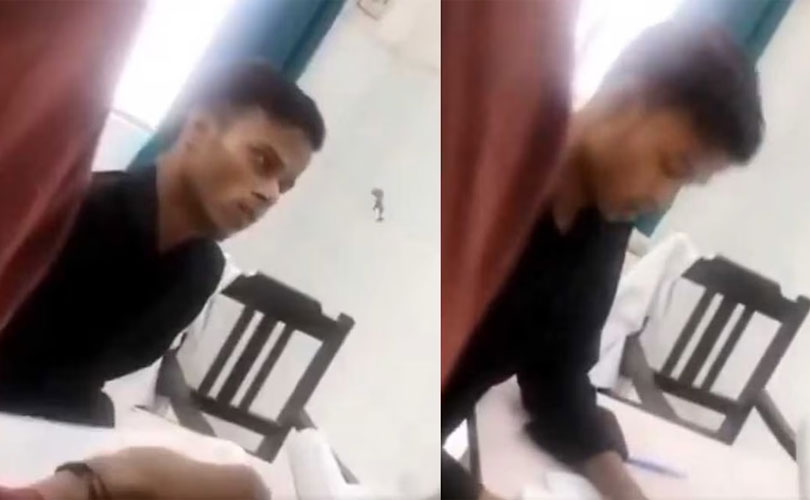 സർക്കാർ ആശുപത്രിയിൽ രോ​ഗികളെ ചികിത്സിച്ചത് ഡോക്ടറുടെ ഡ്രൈവർ; വീഡിയോ പ്രചരിച്ചതോടെ പ്രതിഷേധം ശക്തം