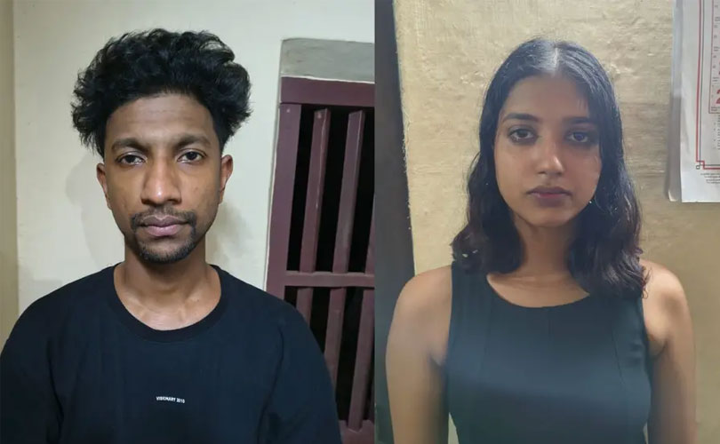 എംഡിഎംഎയും കഞ്ചാവുമായി യുവാവും യുവതിയും അറസ്റ്റിൽ
