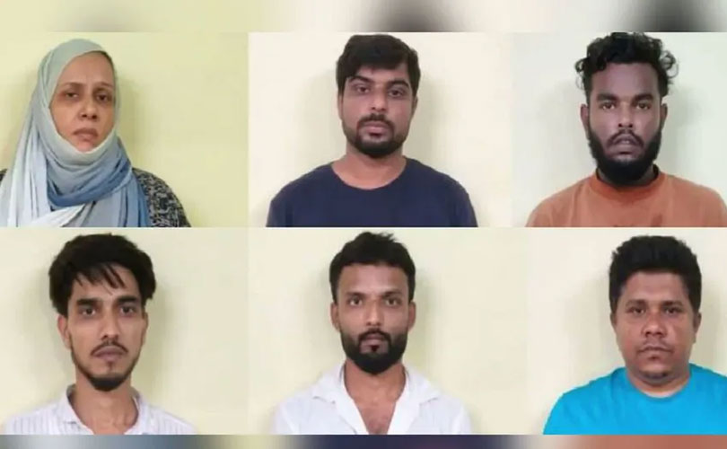 കാസർകോട് സ്വദേശിയായ യുവാവിനെ ഹണിട്രാപ്പിൽ കുടുക്കിയ യുവതി ഉൾപ്പെടെയുള്ള ആറം​ഗ സംഘം അറസ്റ്റിൽ 