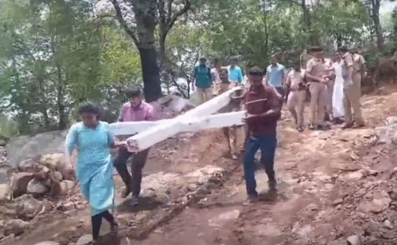 നാരങ്ങാനത്ത് റവന്യൂ വകുപ്പ് ഭൂമി അളക്കാനുള്ള നടപടികൾ ആരംഭിച്ചു