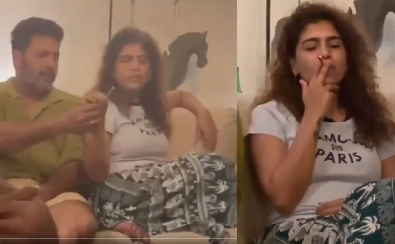 ജയം രവിയും കെനീഷയും വലിക്കുന്നത് കഞ്ചാവോ? സ്വകാര്യ ദൃശ്യങ്ങൾ സോഷ്യൽ മീഡിയയിൽ ചർച്ചയാകുന്നു; ആരോപണങ്ങൾക്കിടെ ഔദ്യോഗിക പ്രതികരണം കാത്ത് ആരാധകർ