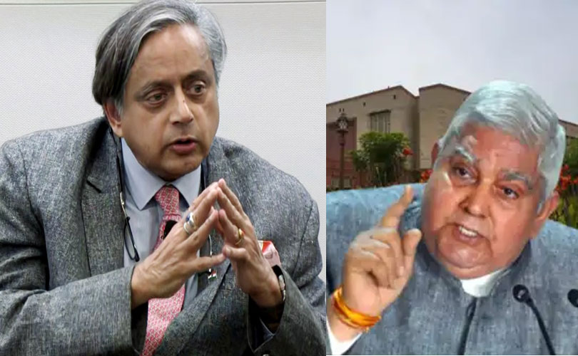 ഉപരാഷ്ട്രപതി ജഗ്ദീപ് ധൻകർ പദവിയൊഴിഞ്ഞത് ശശി തരൂരിന് വഴിയൊരുക്കാനോ?