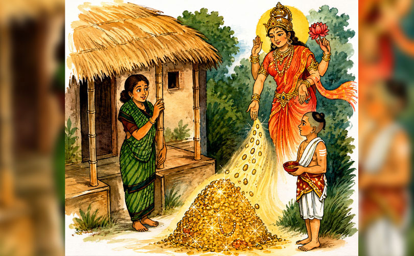ശങ്കരാചാര്യർ സ്വർണനെല്ലിക്ക പെയ്യിക്കാൻ ജപിച്ച കനകധാരാ സ്‌തോത്രം; ഈ മന്ത്രം ദിവസവും ചൊല്ലിയാൽ ധനാഭിവൃദ്ധിയും ഐശ്വര്യവും ഫലം
