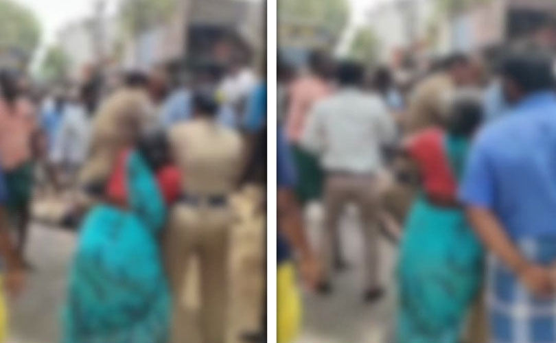 നാല് വയസുകാരിയെ പീഡിപ്പിച്ച യുവാവിനെ കുട്ടിയുടെ മുത്തശ്ശി വെട്ടി പരിക്കേൽപ്പിച്ച ശേഷം വലിച്ചിഴച്ച് പോലീസ് സ്റ്റേഷനിൽ എത്തിച്ചു 