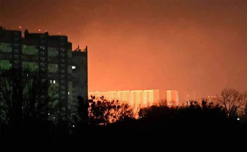 യുക്രൈനിൽ വ്യോമാക്രമണം വീണ്ടും ശക്തമാക്കി റഷ്യ