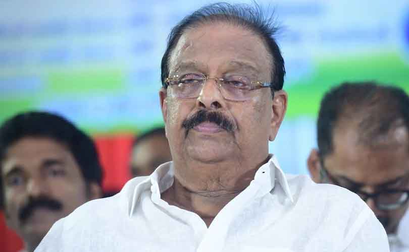 മുതിർന്ന കോൺ​ഗ്രസ് നേതാവ് കെ സുധാകരനെ ആശുപത്രിയിൽ പ്രവേശിപ്പിച്ചു 