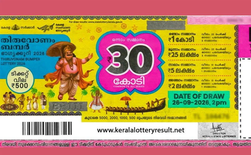 30 കോടി തിരുവോണം ബമ്പർ; സമ്മാനം ലഭിച്ചാൽ ഇക്കാര്യങ്ങൾ മറക്കരുത്; തട്ടിപ്പിലും വീഴരുത്