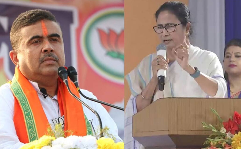 മമതയെ തെരുവിലിറക്കില്ലെന്ന് സുവേന്ദു; മുട്ടുമടക്കില്ലെന്ന് തിരിച്ചടിച്ച് മമത