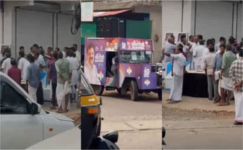 യുഡിഎഫ് സ്ഥാനാർത്ഥിയുടെ തെരഞ്ഞെടുപ്പ് പര്യടനത്തിനിടെ മുസ്ലീം ലീ​ഗ് - കോൺ​ഗ്രസ് പ്രവർത്തകർ തെരുവിൽ ഏറ്റുമുട്ടി