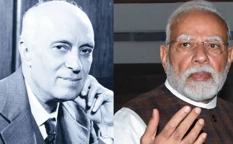 നെഹ്‌റു രാജ്യത്തെ രണ്ടുവട്ടം വിഭജിച്ചുവെന്ന് നരേന്ദ്രമോദി 