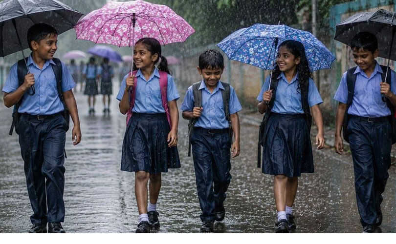 കനത്ത മഴ; വിവിധ ജില്ലകളിലെ വിദ്യാഭ്യാസ സ്ഥാപനങ്ങൾക്ക് നാളെ അവധി
